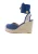 U.S. POLO ASSN. Sandaal ‘STEFY001W/5T3’  blauw denim / wit