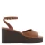 Mango leren sleehakken met sleehak – cognac
