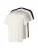 ABOUT YOU Shirt ‘Peter’  beige / grijs gemêleerd / sering / zwart / wit