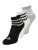 ADIDAS PERFORMANCE Sokken ‘3-Stripes Cushioned Sportswear Low-Cut 3 Pairs’  grijs gemêleerd / zwart / wit