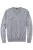 OLYMP Casual Modern Fit Trui V-hals zilvergrijs, Effen
