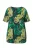 Ulla Popken Shirt  groen / jade groen / appel / zwart