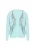 IZIA Gebreid vest  aqua / zilver