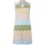 Polo Neck Mini Dress Color Wave