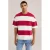 WE Fashion boxy gestreepte T-shirt – rood