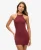 Superdry Vrouwen Strappy Racer Mini-jurk van Jersey Paars