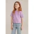 WE Fashion T-shirt – (set van 2) lila