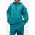 Tommy Hilfiger Boxy Badge Hoodie Platinum Teal