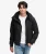 Microvezel Arctic Windcheater Jas Met Capuchon Black