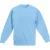 Fruit Of The Loom Kids Unisex Klassieke 80/20 set-in Sweater (2 stuks) (Hemel Blauw)