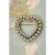 Heart Pearl broche in goud