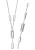 Orphelia Dames 925 Sterling Zilveren Set: Ketting + Armband – Zilver SET-046