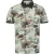 No Excess Polo Pique Allover Printed Green