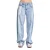 Jeans Baggy Tapered met moderne details taille middelhoge dames It’s Basic