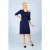 Topvintage exclusive ~ Milly gebreide jurk in navy
