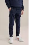 WE Fashion Blue Ridge slim casual broek marine