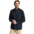 Marineblauw Oxford hemd met regular fit en Rigby Go-logo