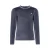 Like Flo fluwelen getailleerde longsleeve – grijsblauw
