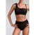 Marlies Dekkers Dolce Vita Black And Sand Strapless Bikini Top