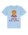 watabout.kids Shirt ‘Löwe Superschwester’  lichtblauw / lila / oranje / donkeroranje