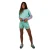 Be Happy RSC-S2102 dames sweatshirt met korte mouwen en ronde hals