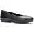 Hush Puppies Alice Platte Leren Dames Zwarte Standaard Ballerina’s