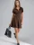 Busem Blousejurk  bruin
