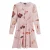 Ted Baker Midi-jurk Met Lange Mouwen Van Mesh In Lichtroze