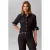 CALVIN KLEIN JEANS denim getailleerde blouse – donkerblauw