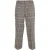 River Woods Wide Checkered Pants Blue W90040