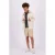 Vingino overshirt Lior met capuchon ecru/grijs melange