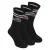 3-Pak Heren Vulloni Jacquard Logo Sport Sokken