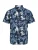 JACK & JONES Overhemd ‘JJHONOLULU’  navy / smoky blue / wit