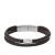 Fossil Vintage – heren Armband – Bruin & Zilver
