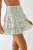 Floral Mini Rok met Elastische Taille