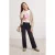 TRENDYOLKIDS Meisjes Grijs Met grafische print Hoge taille Jeans