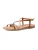Tamaris Sandalen met riem  cognac / cappuccino / goud / zwart