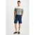 Short met textuur en tailleband met trekkoord