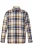 Men Plus Overhemd  blauw / lichtgeel / wit