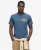 Superdry Mannen Klassiek T-shirt met Vintage Logo Blauw