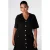MS Mode korte jurk Plus Size – zwart
