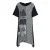 Graphic Elegance Plus Size Jersey Jurk