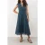 IVY OAK Lace Dress Midi Storm Blue