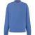 Hugo Heren Tonaal Logo Katoenen Jersey Relaxed Fit Casual Sweatshirt (Medium Blauw)