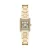 Emporio Armani  – dames horloge – goudkleurig met  band