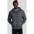 Lyle & Scott merk gunmetal grijs gewatteerd jack met capuchon