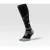 Stox running knee high socks men compressiekous heren black/black/white