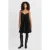 GANT Sateen Pleated Mini Strap Dress Black