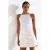 Slim Fit Halter Gebreide Blouse Met Strikdetail