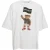 Palm Angels Pirate Bear losvallend wit T-shirt